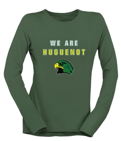 Huguenot Falcons We Are Women's Premium LS T-Shirt