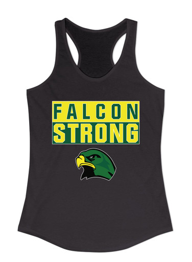 Huguenot Falcons Strong #1 Women's Tank Top