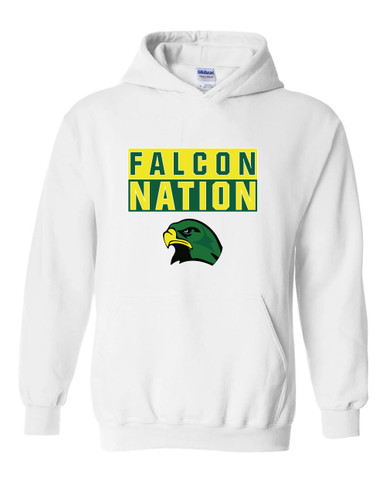 Huguenot Falcons Nation #1 Men's Hoodie