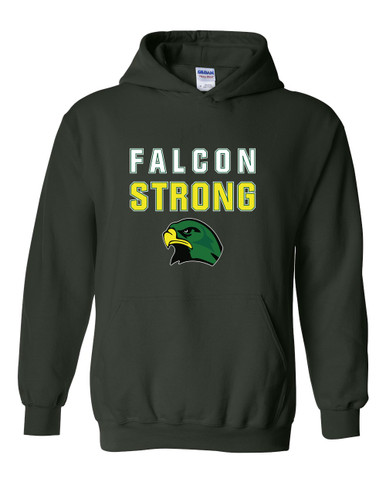 Huguenot Falcons Strong #2 Men's Hoodie