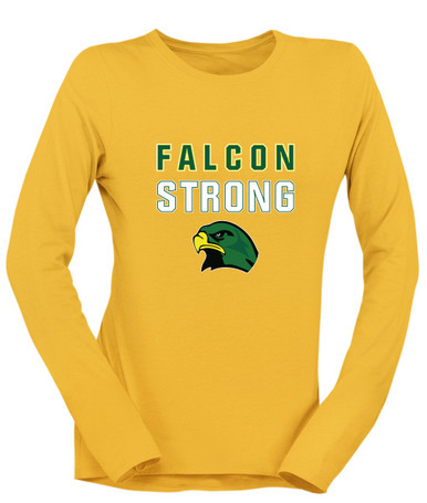 Huguenot Falcons Strong #2 Women's LS T-Shirt