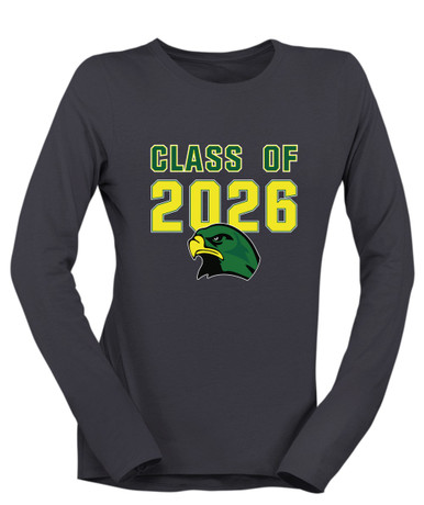 Huguenot Falcons Class of 2026 Women's LS T-Shirt