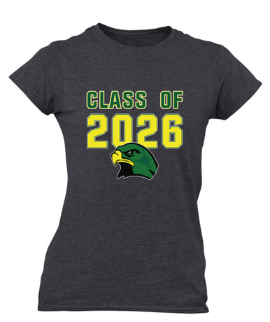 Huguenot Falcons Class of 2026 Women's Premium SS T-Shirt