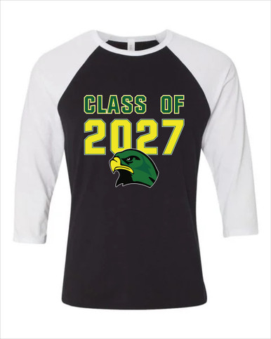 Huguenot Falcons Class of 2027 Women's Baseball T-Shirt