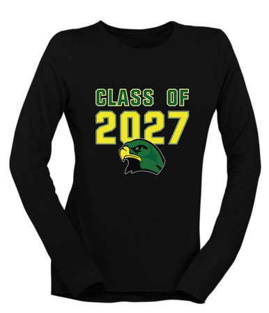 Huguenot Falcons Class of 2027 Women's Premium LS T-Shirt