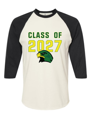 Huguenot Falcons Class of 2027 Men's Baseball T-Shirt