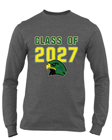 Huguenot Falcons Class of 2027 Men's LS T-Shirt