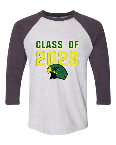 Huguenot Falcons Class of 2028 Women's Baseball T-Shirt