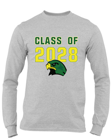Huguenot Falcons Class of 2028 Men's LS T-Shirt