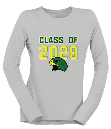 Huguenot Falcons Class of 2029 Women's Premium LS T-Shirt