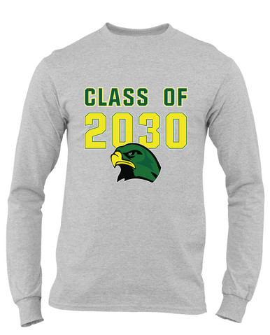 Huguenot Falcons Class of 2030 Men's Premium LS T-Shirt