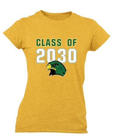 Huguenot Falcons Class of 2030 Women's Premium SS T-Shirt