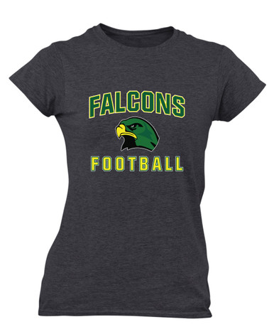 Huguenot Falcons Football #1 Women's SS T-Shirt