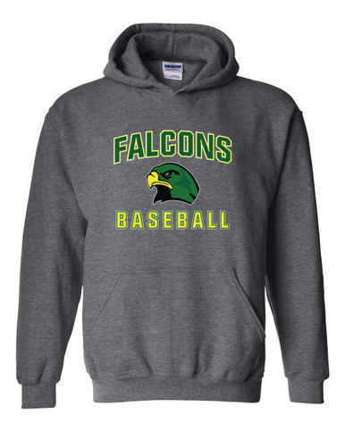 Huguenot Falcons Baseball #1 Men's Hoodie