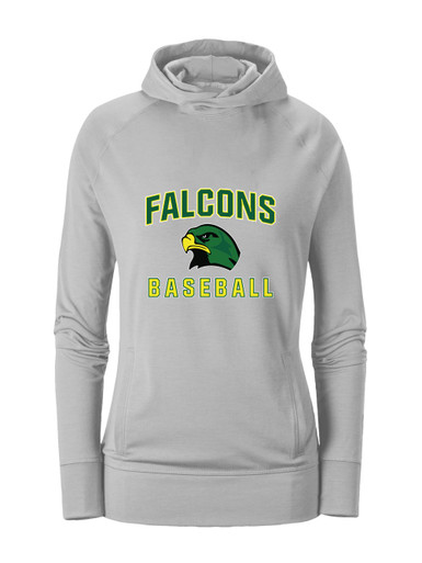 Huguenot Falcons Baseball #1 Women's Hoodie