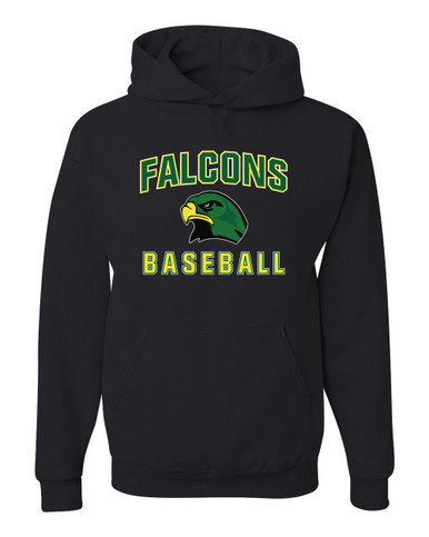 Huguenot Falcons Baseball #1 Men's Premium Hoodie