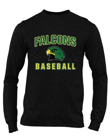 Huguenot Falcons Baseball #1 Men's Premium LS T-Shirt