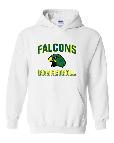 Huguenot Falcons Basketball #1 Men's Hoodie