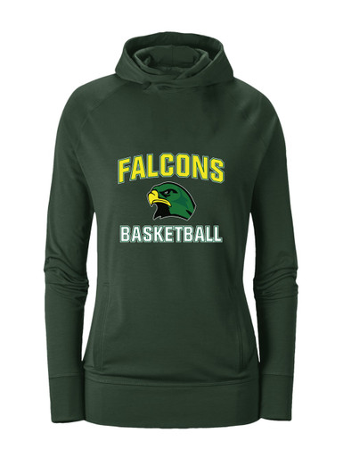 Huguenot Falcons Basketball #1 Women's Hoodie