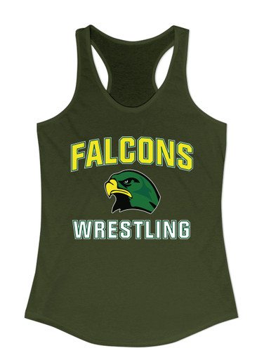 Huguenot Falcons Wrestling Women's Tank Top