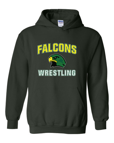 Huguenot Falcons Wrestling Men's Hoodie