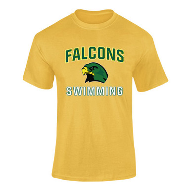 Huguenot Falcons Swimming Men's SS T-Shirt