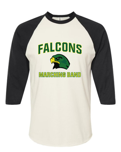 Huguenot Falcons Marching Band Women's Baseball T-Shirt