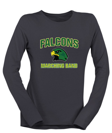 Huguenot Falcons Marching Band Women's LS T-Shirt
