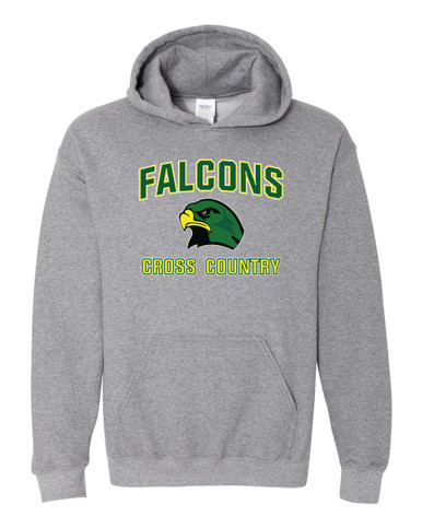 Huguenot Falcons Cross Country Men's Hoodie