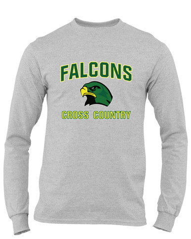 Huguenot Falcons Cross Country Men's LS T-Shirt