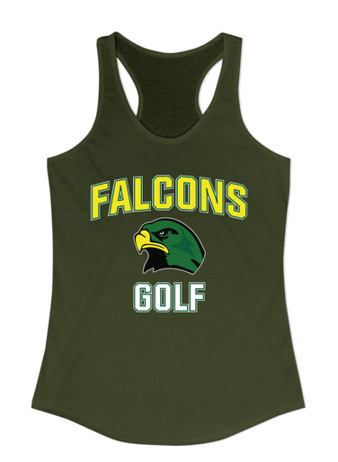 Huguenot Falcons Golf Women's Tank Top