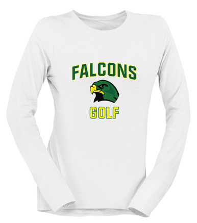 Huguenot Falcons Golf Women's LS T-Shirt