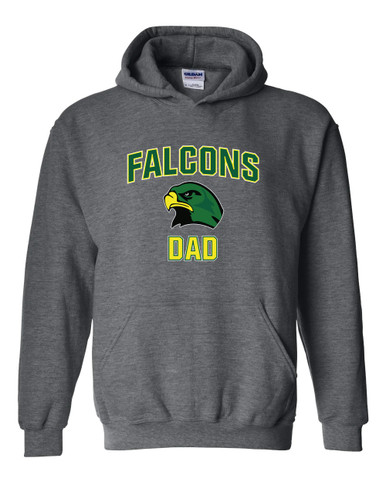 Huguenot Falcons Dad Men's Hoodie
