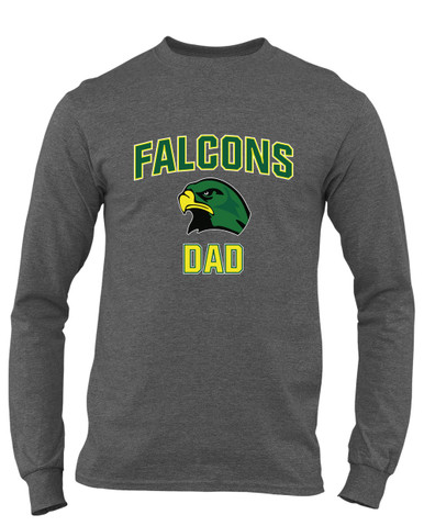 Huguenot Falcons Dad Men's LS T-Shirt