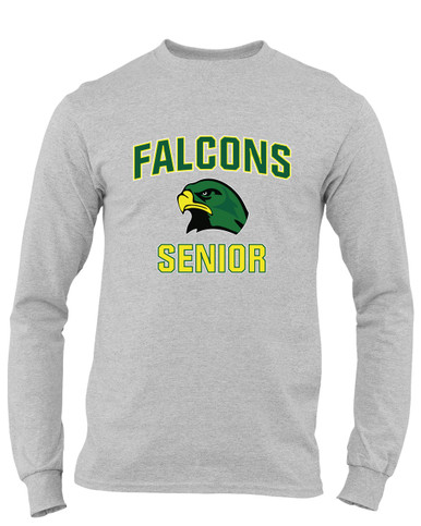 Huguenot Falcons Senior #1 Men's LS T-Shirt