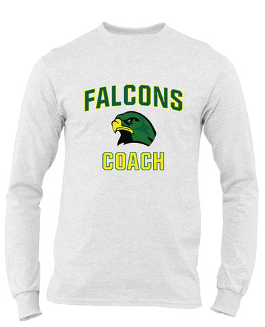 Huguenot Falcons Coach Men's LS T-Shirt