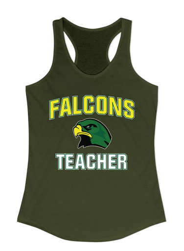Huguenot Falcons Teacher Women's Tank Top