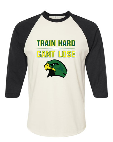 Huguenot Falcons Train Hard, Can't Lose Women's Baseball T-Shirt