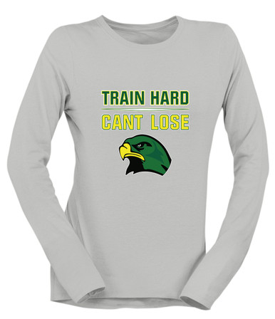 Huguenot Falcons Train Hard, Can't Lose Women's Premium LS T-Shirt