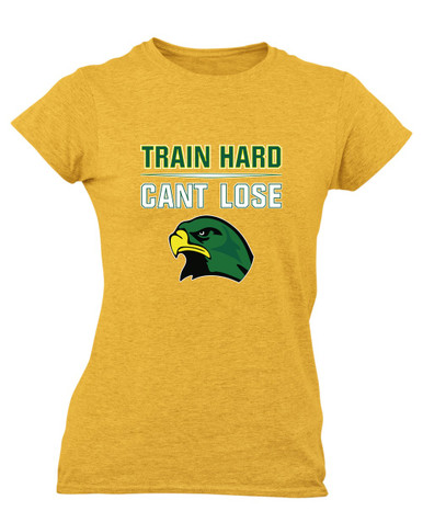 Huguenot Falcons Train Hard, Can't Lose Women's Premium SS T-Shirt