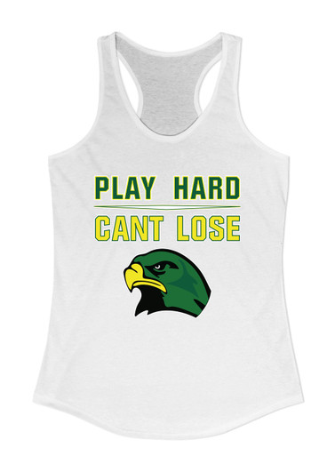 Huguenot Falcons Play Hard, Can't Lose Women's Tank Top