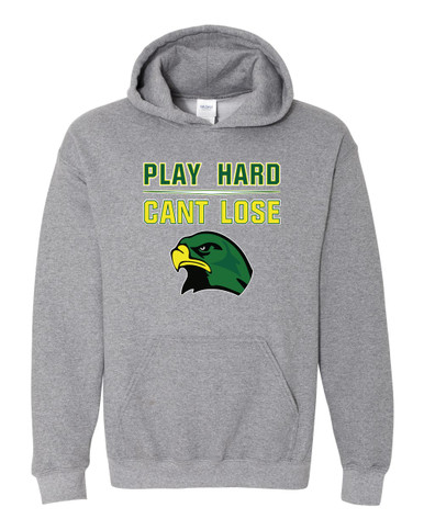 Huguenot Falcons Play Hard, Can't Lose Men's Hoodie