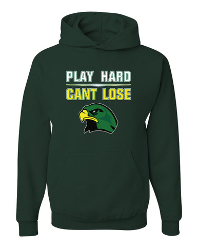 Huguenot Falcons Play Hard, Can't Lose Men's Premium Hoodie