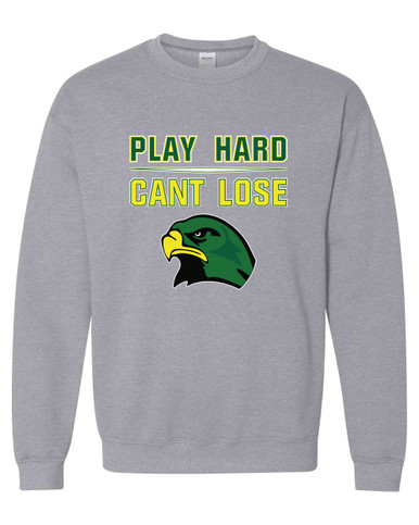 Huguenot Falcons Play Hard, Can't Lose Men's Sweatshirt