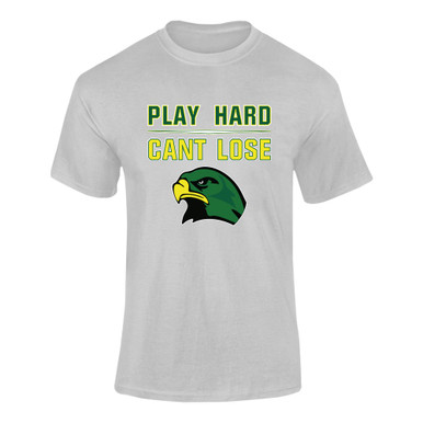 Huguenot Falcons Play Hard, Can't Lose Men's SS T-Shirt
