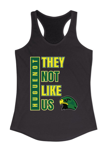 Huguenot Falcons They Not Like Us #1 Women's Tank Top