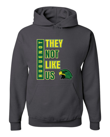 Huguenot Falcons They Not Like Us #1 Men's Premium Hoodie