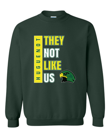 Huguenot Falcons They Not Like Us #1 Men's Sweatshirt