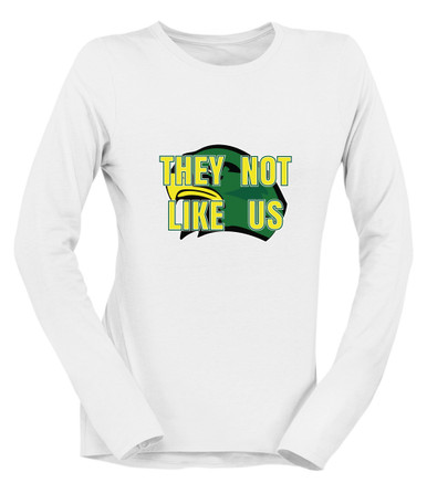 Huguenot Falcons They Not Like Us #2 Women's LS T-Shirt