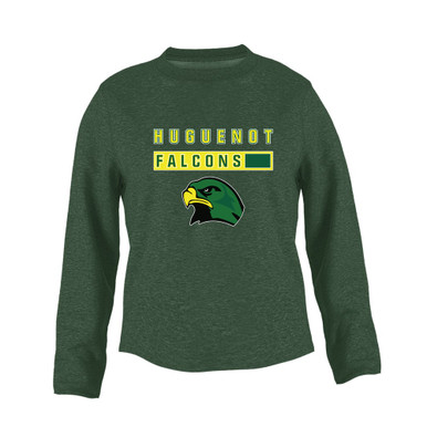 Huguenot Falcons Mascot #7 Women's Sweatshirt